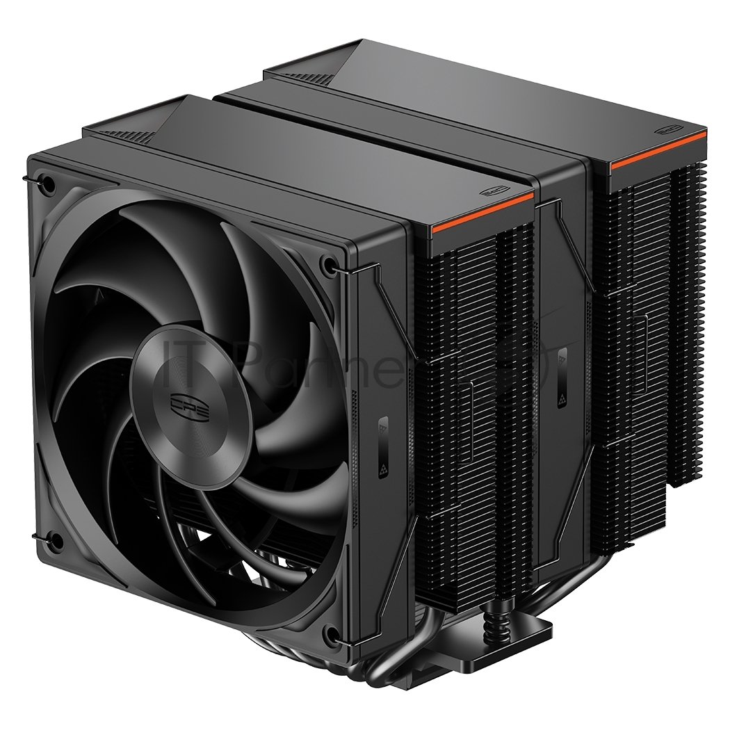 Кулер для процессора PCCooler RZ620 BK (260W, 4-pin PWM, 157.5мм, Al/Cu, 6x6мм, 1x120мм, 86.73CFM, 32dBA, 2200RPM, S: 1851/1700/1200/115X, AM5/AM4, черный)