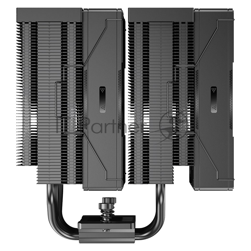 Кулер для процессора PCCooler RZ620 BK (260W, 4-pin PWM, 157.5мм, Al/Cu, 6x6мм, 1x120мм, 86.73CFM, 32dBA, 2200RPM, S: 1851/1700/1200/115X, AM5/AM4, черный)