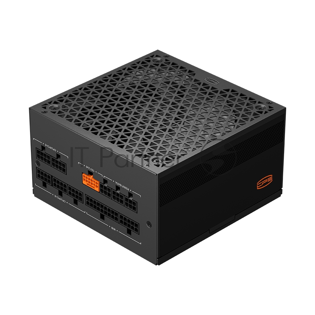 Блок питания PCCOOLER, 850W 80+ Gold (ATX, 3.1, PCIe 5.1 600W, Full modular, 1x24(20+4)pin 550мм, 2xCPU 8(4+4)pin 650мм, 3xPCIe 8(6+2)pin 500мм, 1x12V(2x6) 12+4pin 650мм, 3xSATA*3+MOLEX4pin*1 450+120+120+120мм, Active, 135x135mm, 150x150x86mm, APFC, OVP, UVP, OCP, SCP, OTP, OPP, SPD)