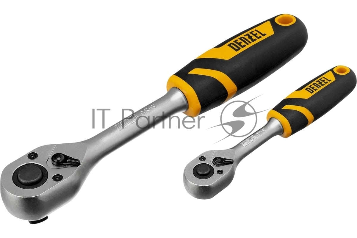 Набор инструментов Denzel 1/2", 1/4", CrV, S2, пластиковый кейс, 194 предмета