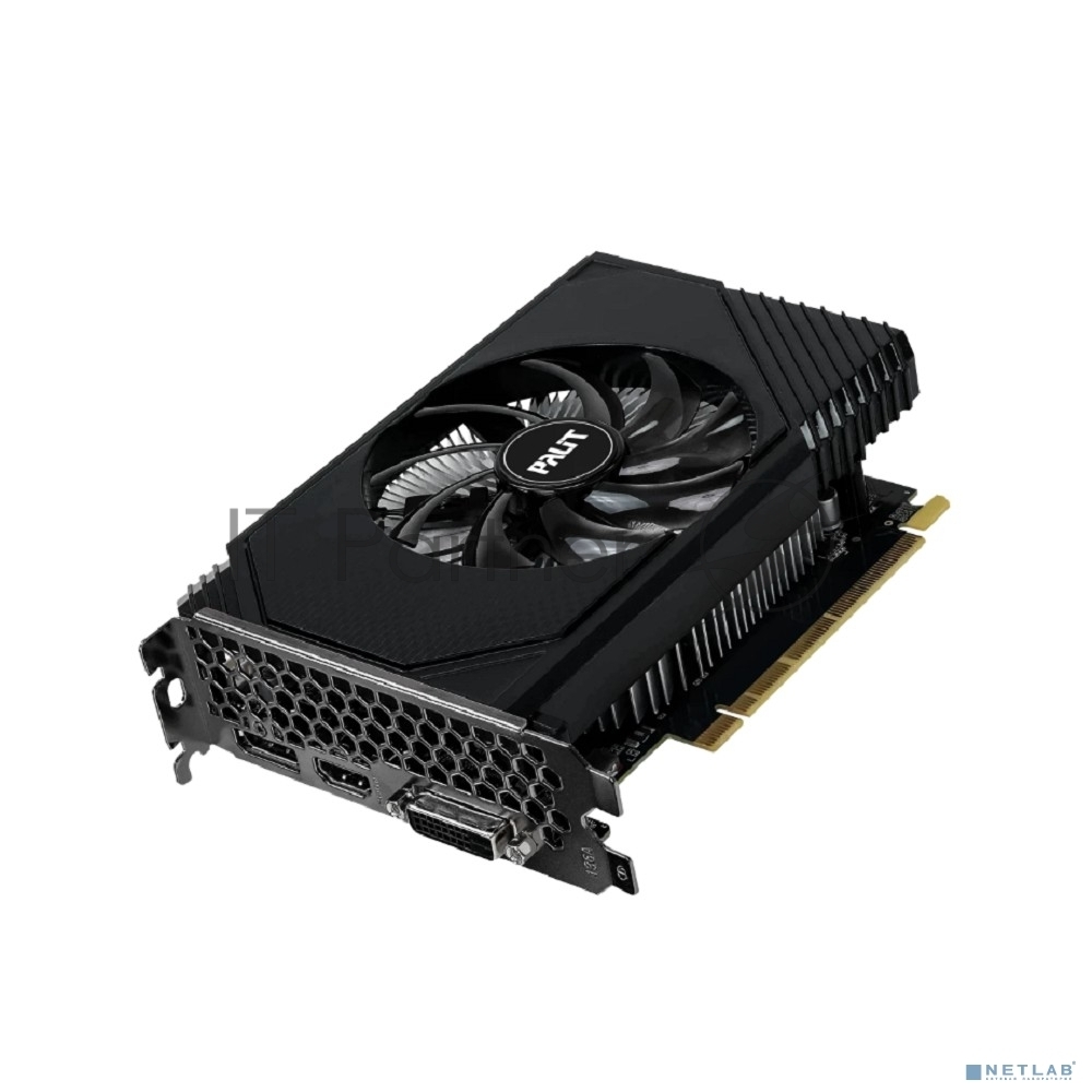 Видеокарта Palit GeForce RTX 3050 StormX V1, 6 GB GDDR6, 96bit, DisplayPort, HDMI, DVI-D, GPU 1470 MHz