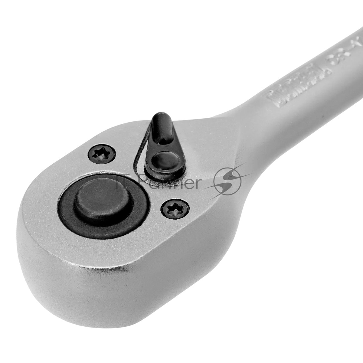 Ключ-трещотка Denzel 3/8", 90 зубьев, с быстрым сбросом, CrV