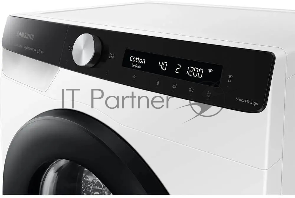 Стиральная машина Samsung WW80AG6S28AELP белый, загрузка фронтальная 8 кг, 1200 об/мин, класс: A+++