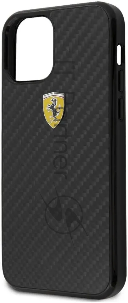 FERCAHCP12SBK Чехол (клип-кейс) для Apple iPhone 12 mini  Ferrari черный ()