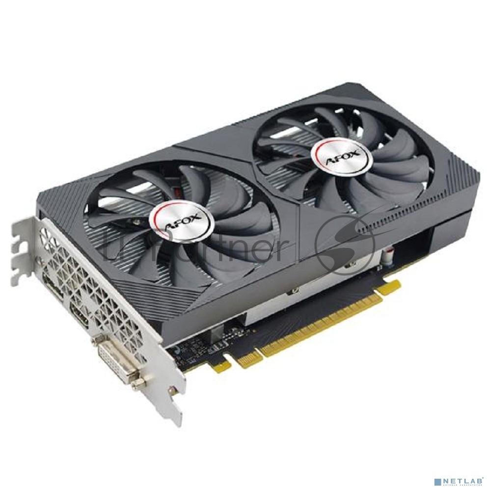 Видеокарта AFOX NVIDIA GeForce GTX 1650 SUPER 4G, 4Gb GDDR6, 128 bit, 1xHDMI 2.0, 1xDVI-D, 1xDP, GPU 1530 MHz