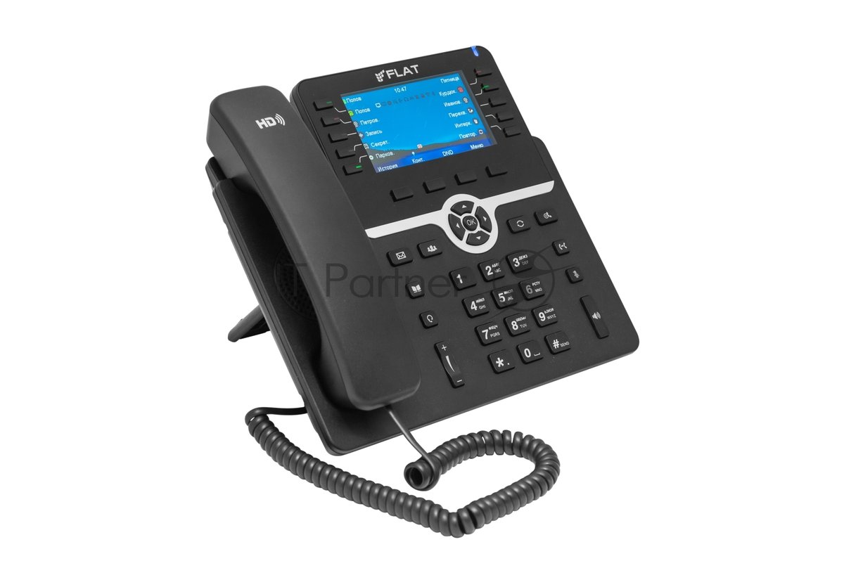 Телефон IP Флат Flat-Phone-B10 черный