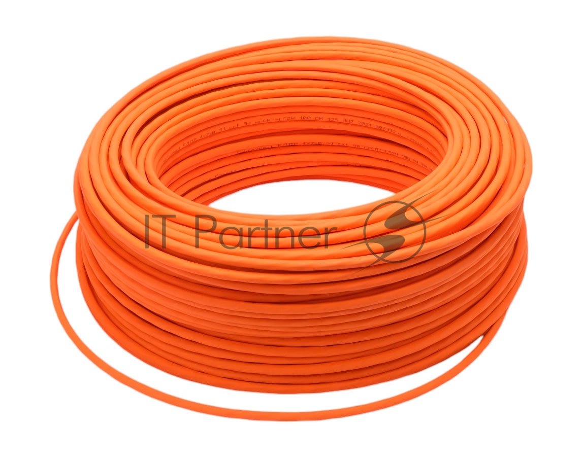 Кабель Cablexpert (RU) FTP-LSZH 4x2x0.51, медный, кат.5e, однож., 100м, box, оранж