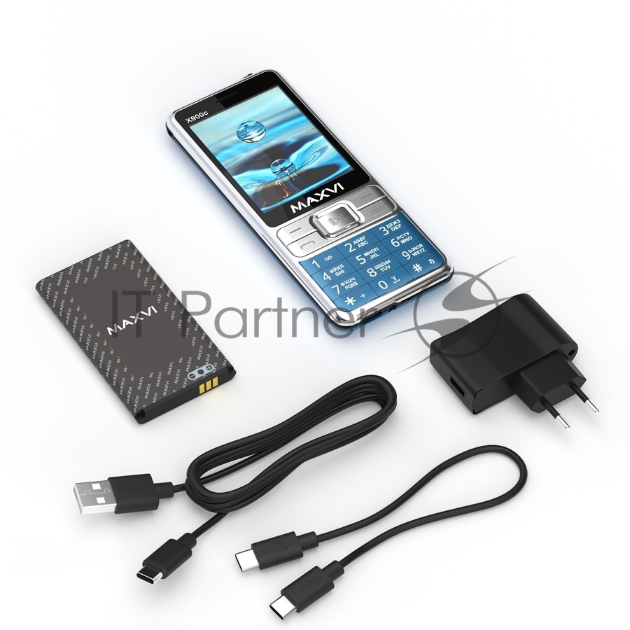 Мобильный телефон Maxvi X900c маренго