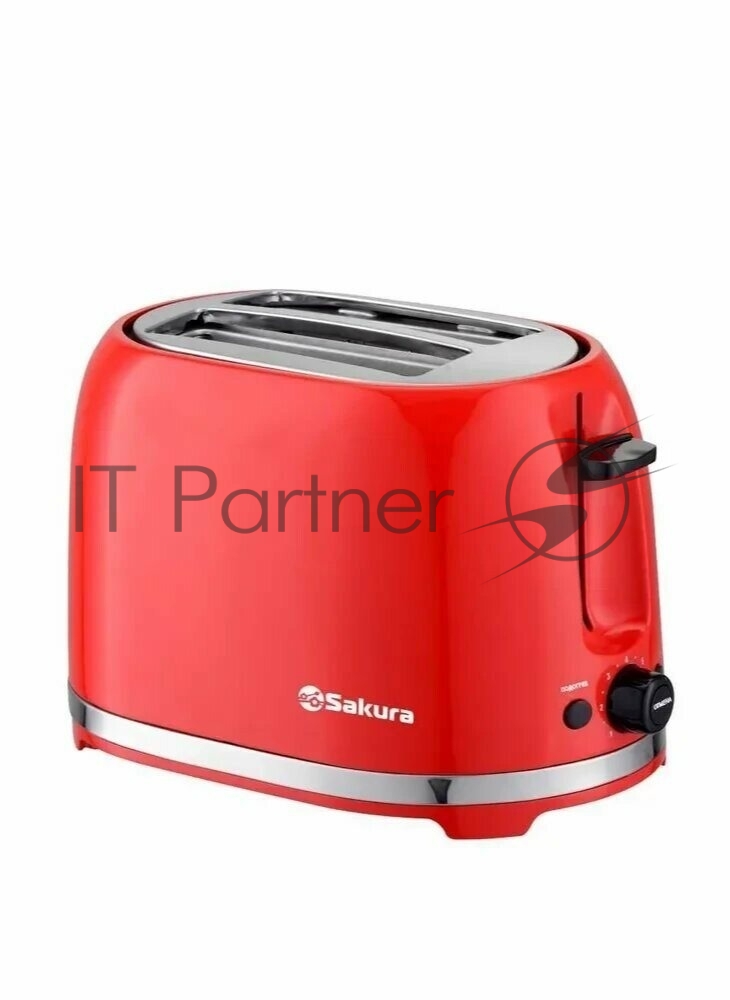 (Поврежденная упаковка) Тостер SAKURA SA-7610R 850Вт красный