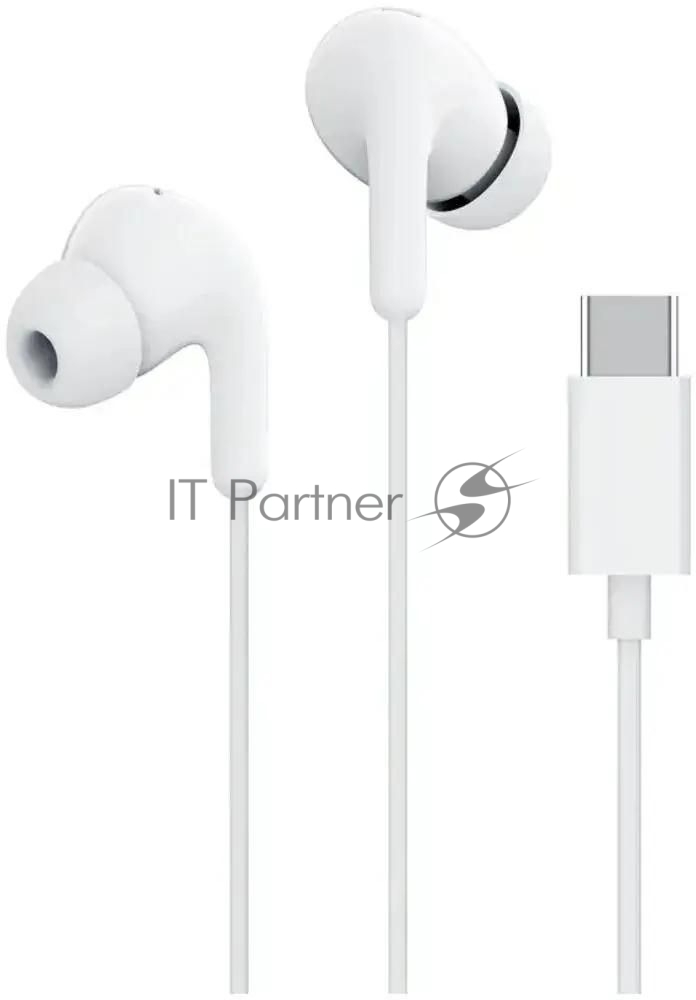 Проводные наушники Xiaomi Type-C Earphones белый, внутриканальные, USB Type-C