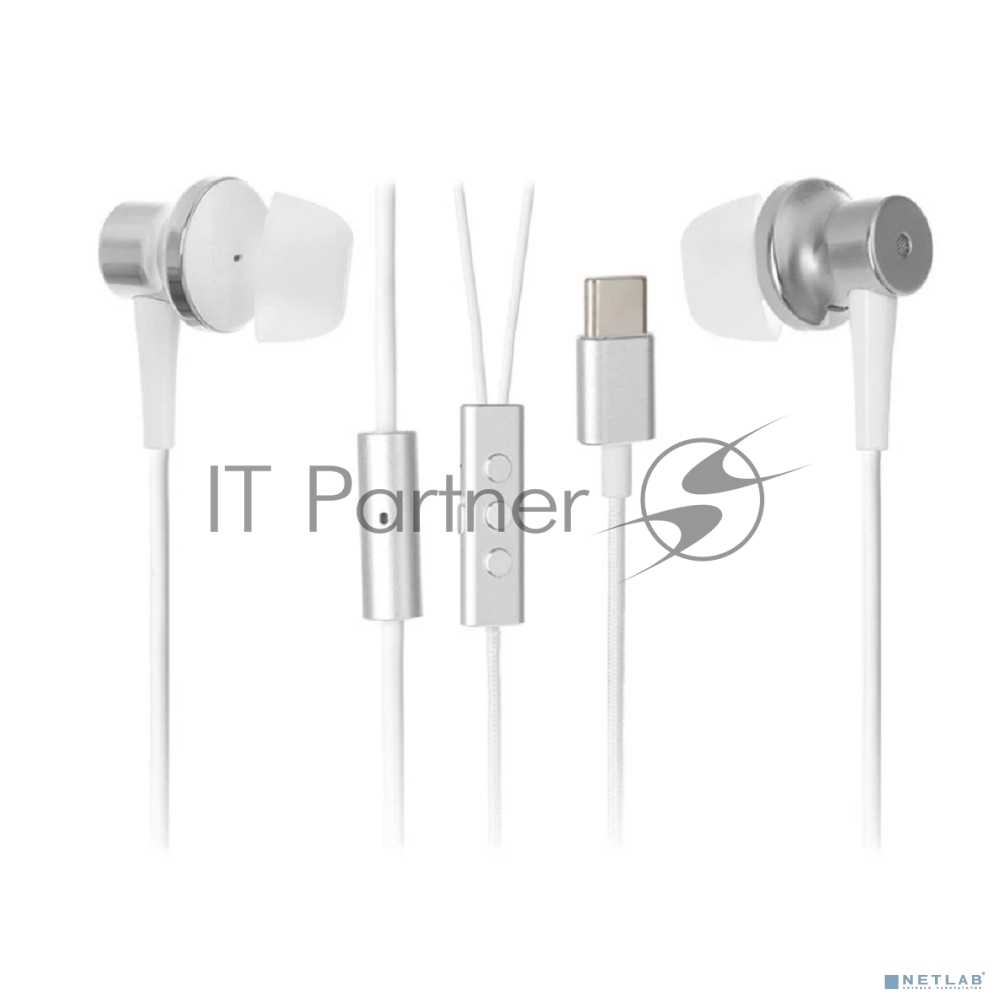 Проводные наушники Xiaomi Type-C Earphones белый, внутриканальные, USB Type-C