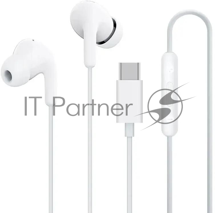 Проводные наушники Xiaomi Type-C Earphones белый, внутриканальные, USB Type-C