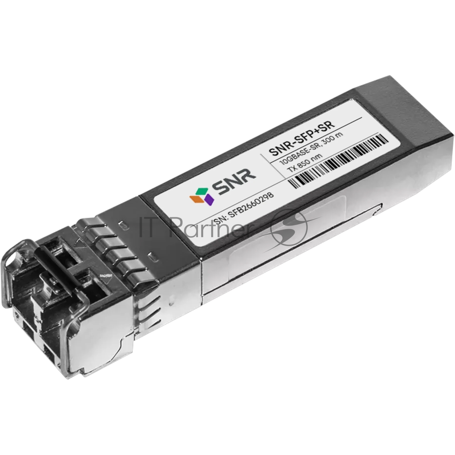 Модуль SNR Оптический модуль SFP+ 10GbASE-SR/SW, MMF, LC duplex, 850нм, up to 300м (5dB), DDMI