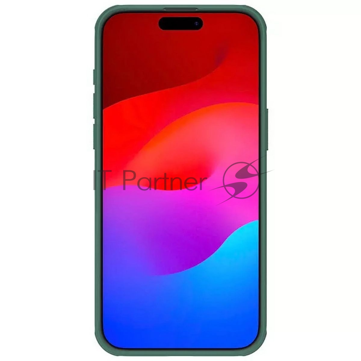Чехол Super Frosted Shield Pro, темно-зеленый, (AP IP15 Pro Max)