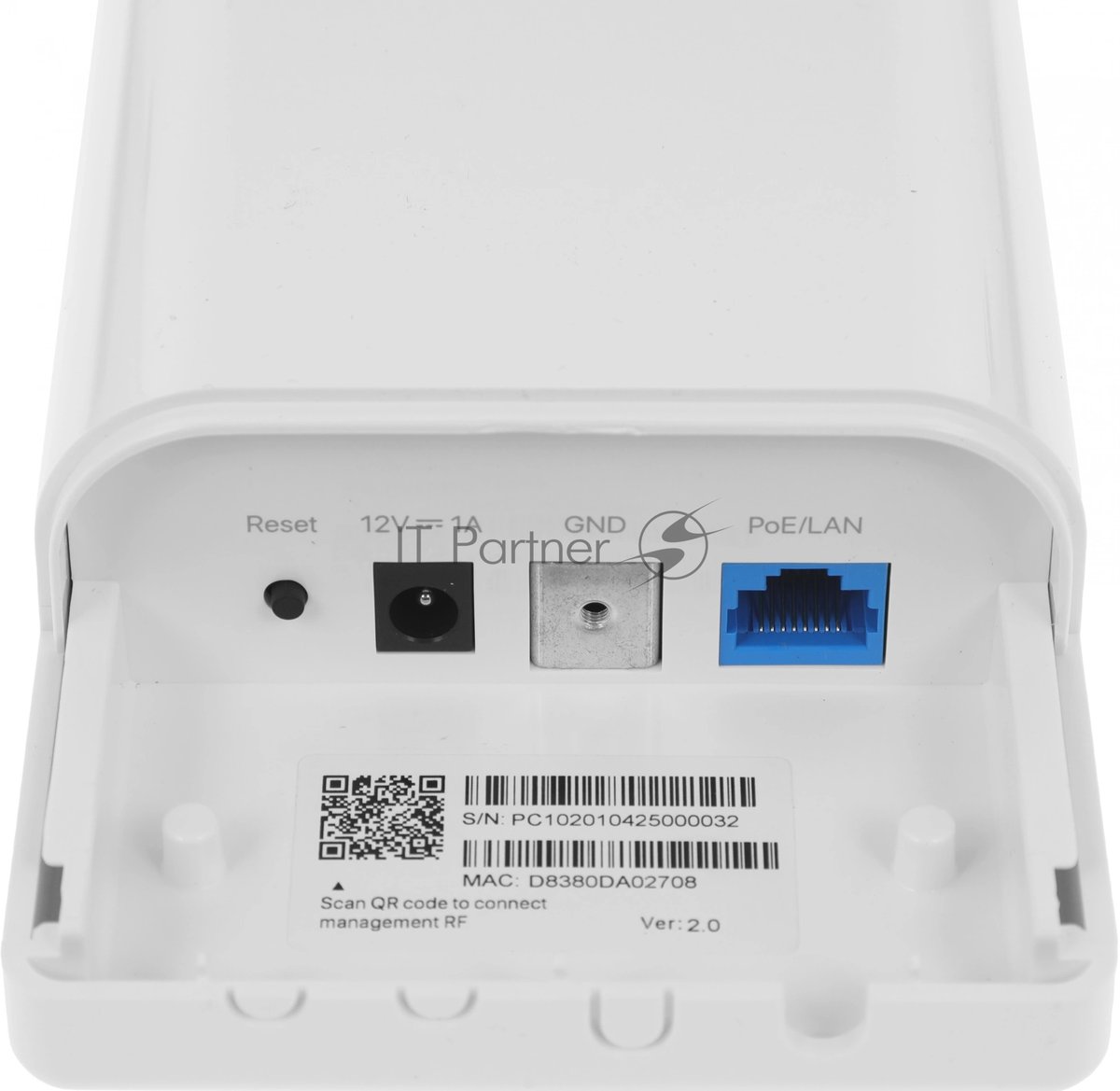 Наружная точка доступа IP-COM CPE13 5 ГГц, до 300 Мбит/с, IP64, 1х14dbi, PoE, 1х100 Мбит/с, молниезащита 6000В