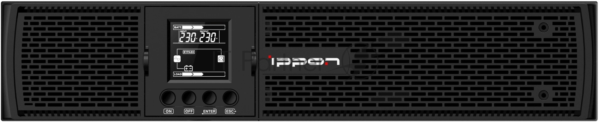 Источник бесперебойного питания Ippon Innova RTb 3000 / 3000 ВА / 2700 Вт / 8 x IEC 320 C13, 1 x IEC320 С19