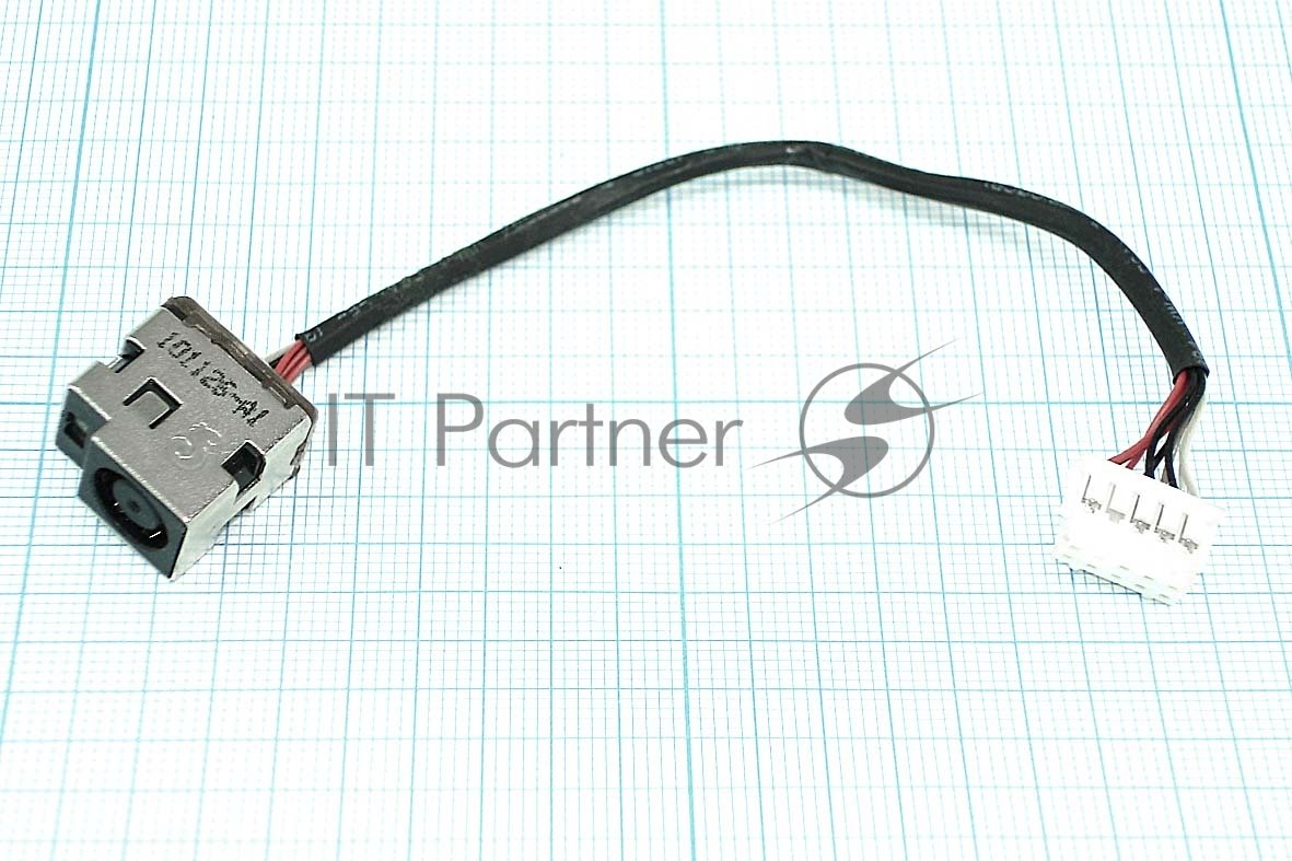 Разъем для ноутбука HP Pavilion DV6-3000 DV7-4000 (10-pin 9 проводов) с кабелем 11.5 см