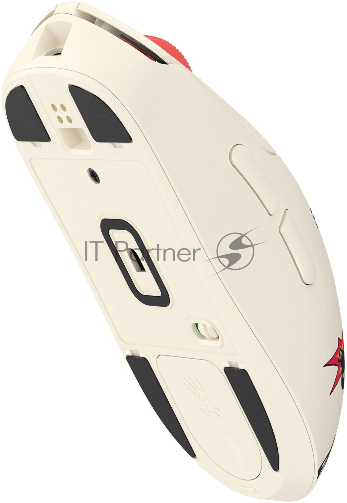 Мышь беспроводная/проводная A4Tech Bloody R72 Ultra Duo Proxy Boom бежевый, 20000 dpi, USB Type-A/Type-C, радиоканал, кнопки-7