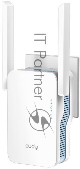 Повторитель беспроводного сигнала Cudy RE1200 AC1200 10/100BASE-TX/Wi-Fi белый