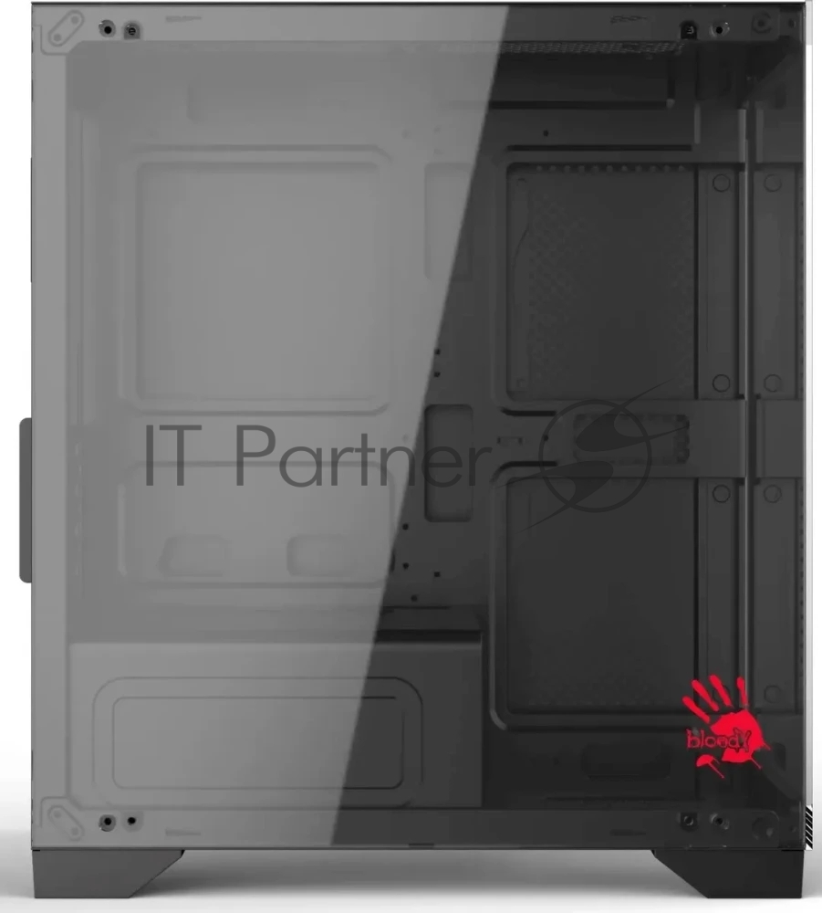 Корпус для ПК Bloody - BD-CC103, mITX, mATX, 1х2.5", 1х3.5", 1xUSB2.0, 1xUSB3.0, Mini Tower, без БП, цвет чёрный, BD-CC103-BK