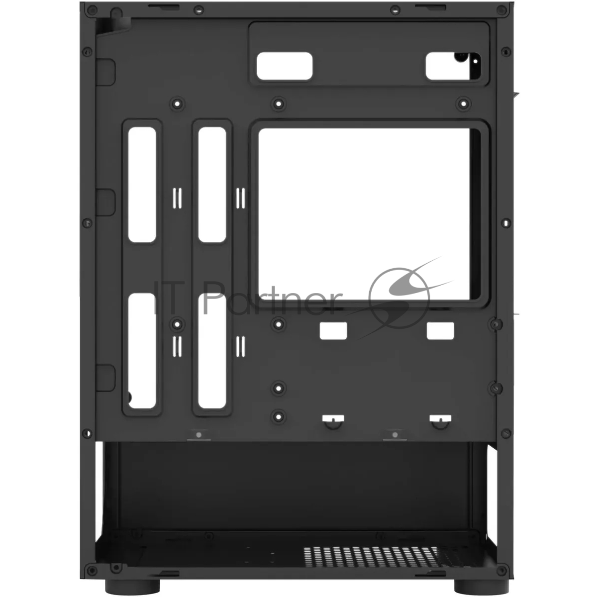 Корпус для ПК Bloody - BD-CC102F, mITX, mATX, 1х2.5", 2х3.5", 2xUSB2.0, 1xUSB3.0, Midi Tower, без БП, цвет чёрный, BD-CC102F-BK