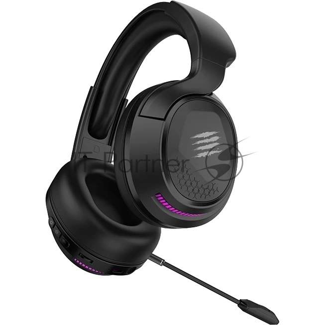 Гарнитура Mad Catz Pilot Pro чёрный, беспроводная + проводная, Bluetooth/радиоканал/3.5 мм, до 60 ч