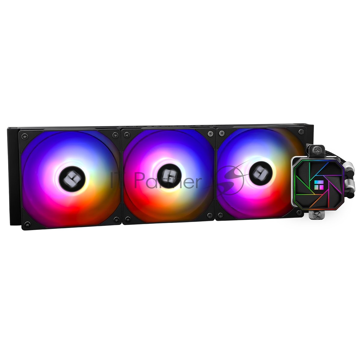 Система жидкостного охлаждения Thermalright Aqua Elite 360 Black ARGB V3, 360 мм, 3x120 мм, ARGB