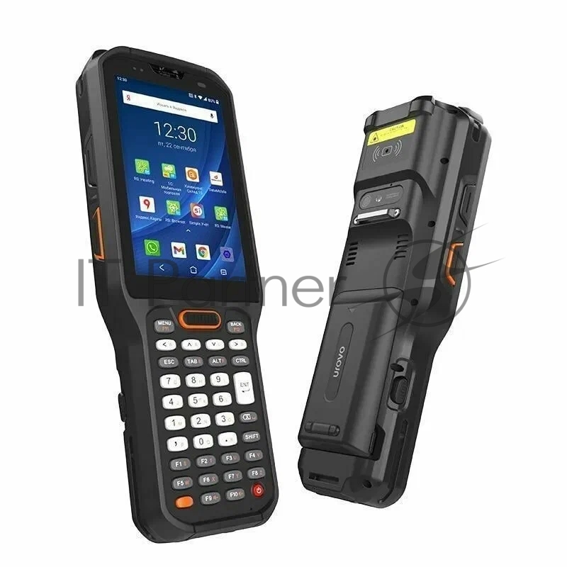 Терминал сбора данных Urovo RT40 (RT40-SS5S10E4011SQ) 2D Imager Standard Range Zebra SE4750 SR, 4/64 ГБ, Android 10, Wi-Fi, Bluetooth, USB Type-C, NFC, GPS, 4G (LTE), GSM, 4 " 480x800 pix, сенсорный