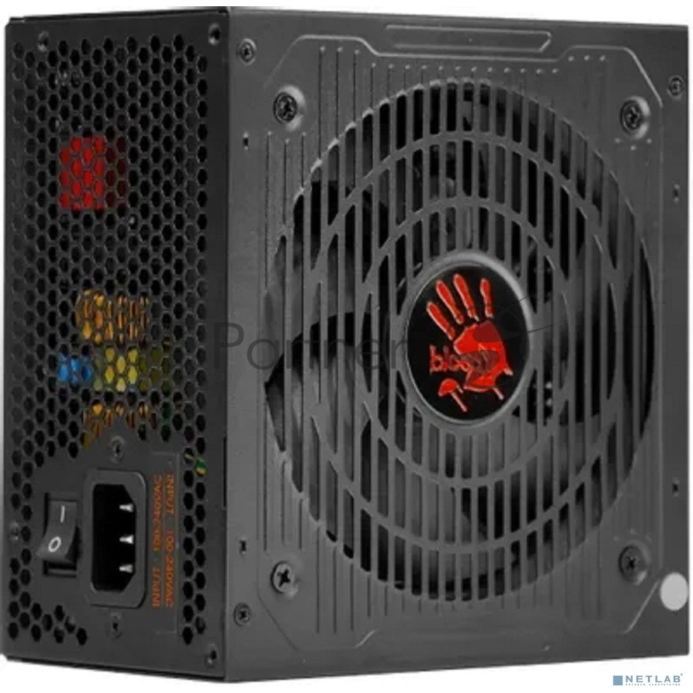 Блок питания Bloody BD-PS850G, 850Вт, 80 PLUS Gold, 120мм, модульный, черный