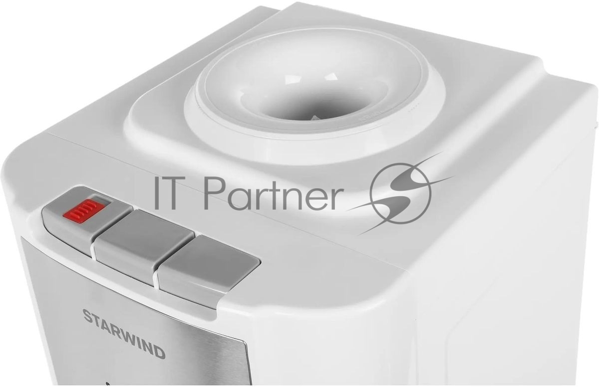 Кулер для воды Starwind SW-1115EB, верхняя загрузка, нагрев 95 °С, охлаждение 10 °С, белый