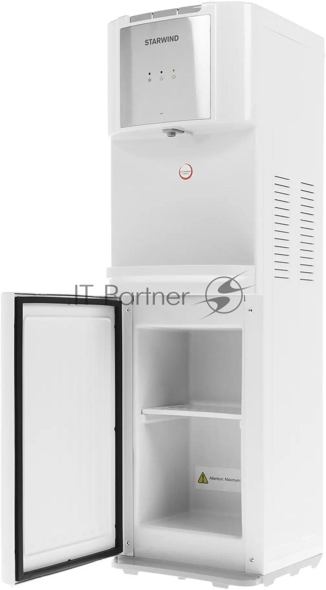 Кулер для воды Starwind SW-1115EB, верхняя загрузка, нагрев 95 °С, охлаждение 10 °С, белый