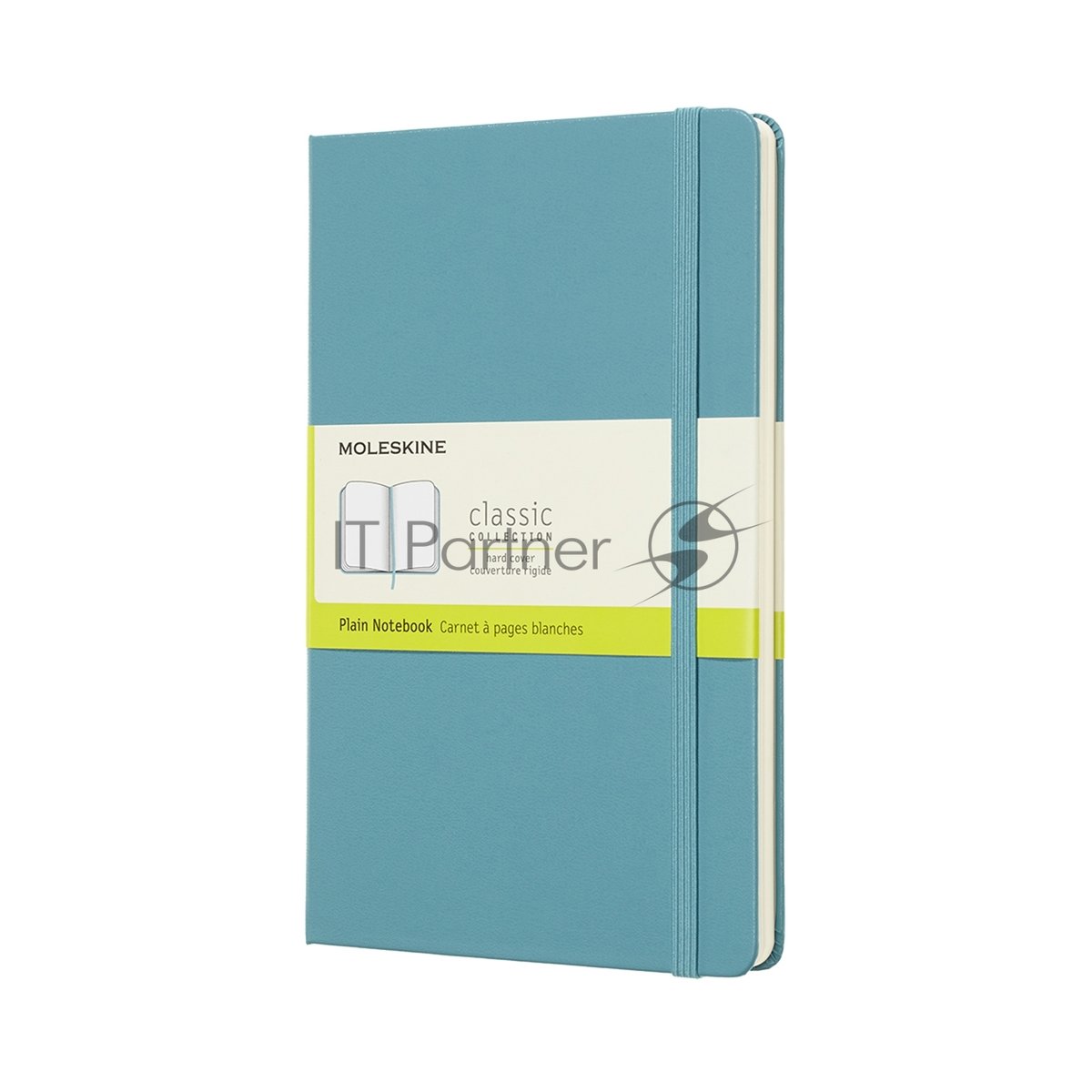 Блокнот Moleskine CLASSIC QP062B35 Large 130х210 мм, 240 страниц, нелинованный, твердая обложка, голубой