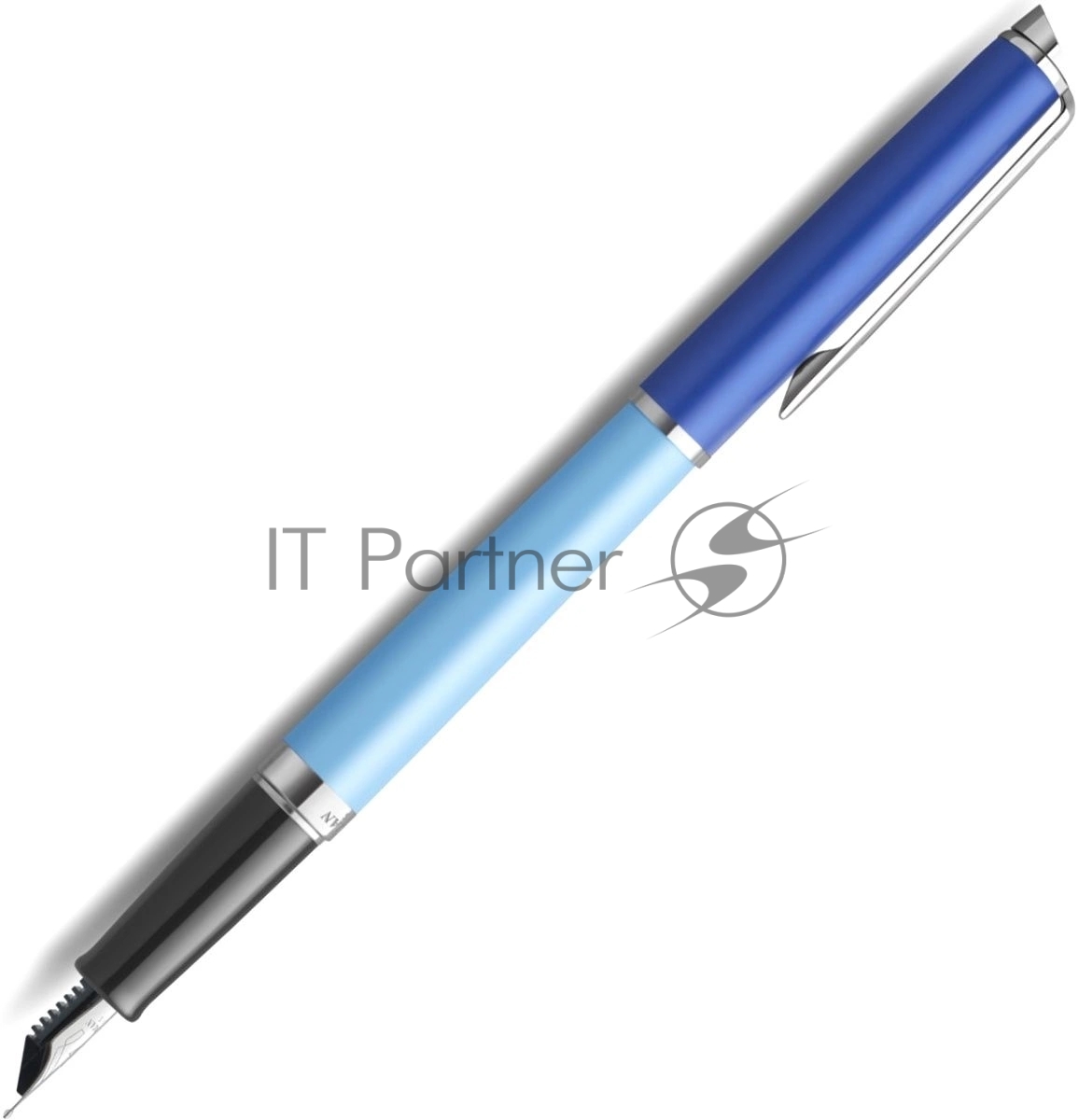 Ручка перьевая Waterman Hemisphere Colour Blocking (2179924) Blue CT, сталь нержавеющая, F, подарочная коробка