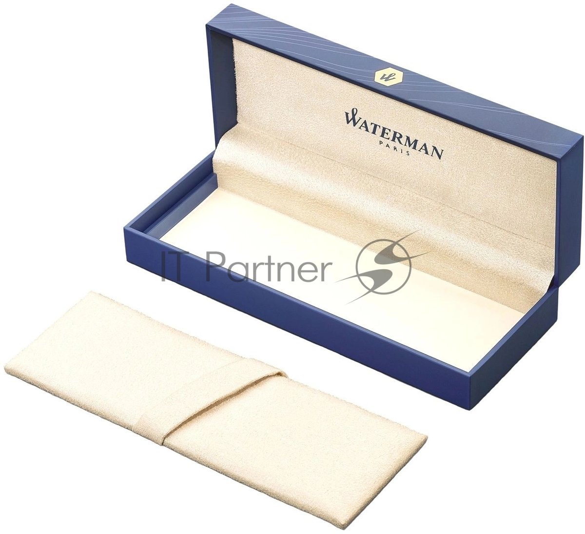 Ручка перьевая Waterman Hemisphere Colour Blocking (2179924) Blue CT, сталь нержавеющая, F, подарочная коробка