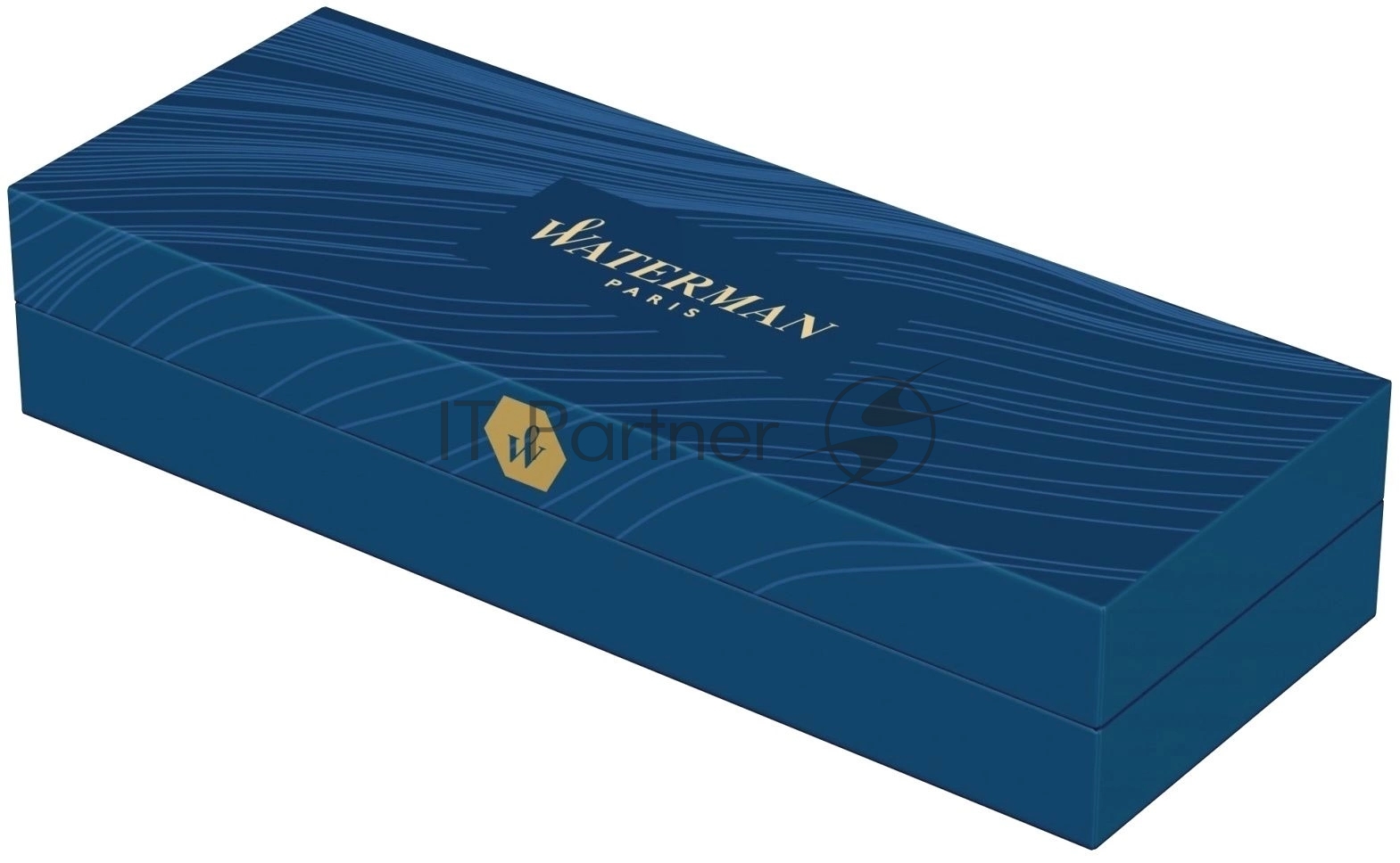 Ручка перьевая Waterman Hemisphere Colour Blocking (2179924) Blue CT, сталь нержавеющая, F, подарочная коробка