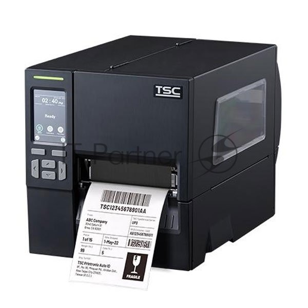 Принтер этикеток TSC MB241T (MB241T-A001-0202) термотрансферная печать и прямая термопечать, 203 dpi, 304.8 мм/сек, Bluetooth, Ethernet, RS-232, USB, Wi-Fi, черный