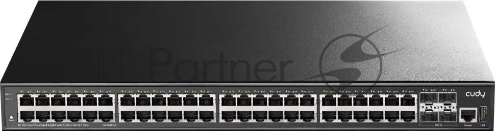 Коммутатор Cudy GS5048S4, 48×1 Гбит/с + 4×10 Гбит/с SFP+