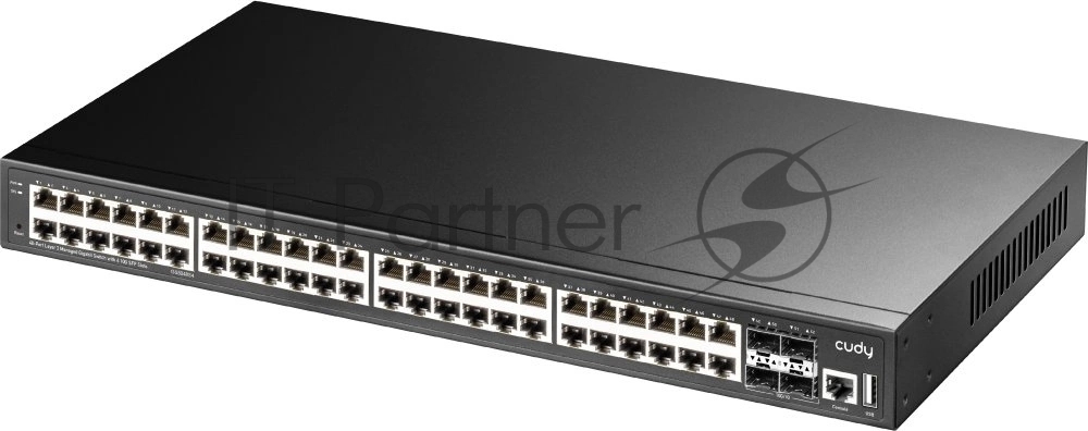 Коммутатор Cudy GS5048S4, 48×1 Гбит/с + 4×10 Гбит/с SFP+
