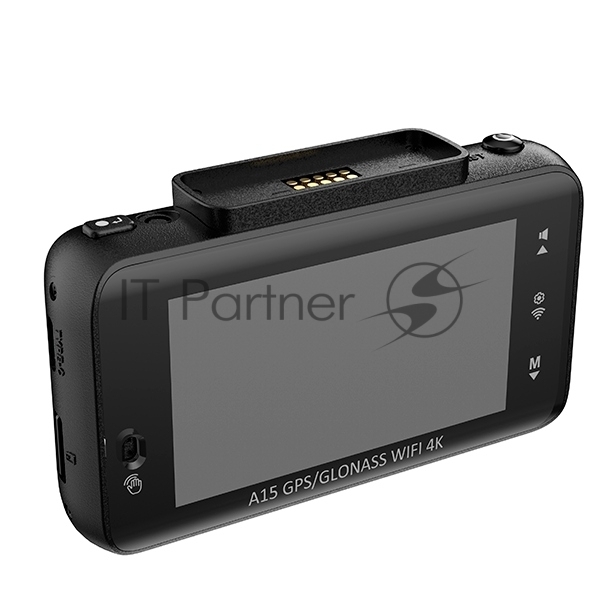 Видеорегистратор Sho-Me A15, 3840x2160, 3", GPS/ГЛОНАСС, Wi-Fi, G-сенсор, датчик движения, GPS-информатор