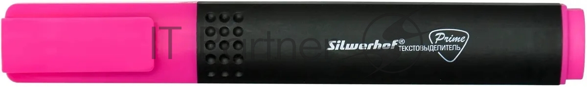 Текстовыделитель Silwerhof Prime 108031-08, скошенный пишущий наконечник, 1-4мм, розовый, коробка
