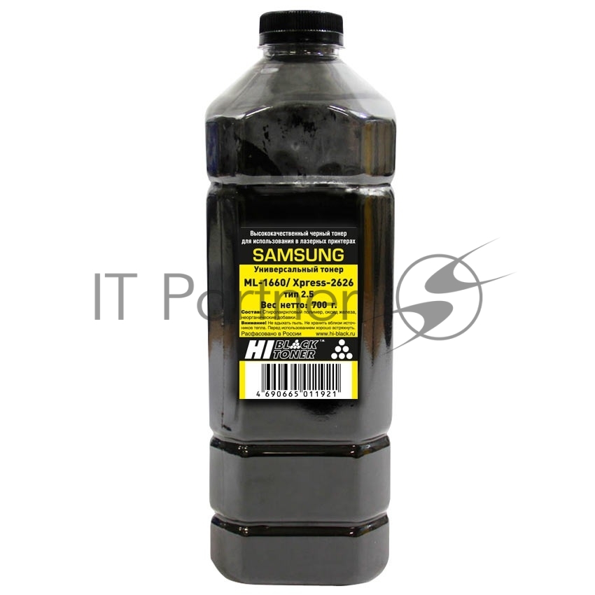 2011000701 - Тонер Hi-Black Универсальный для Samsung ML 1660/Xpress2626 , Тип 2.5, Bk, 700 г, канистра  от 20 т.р.