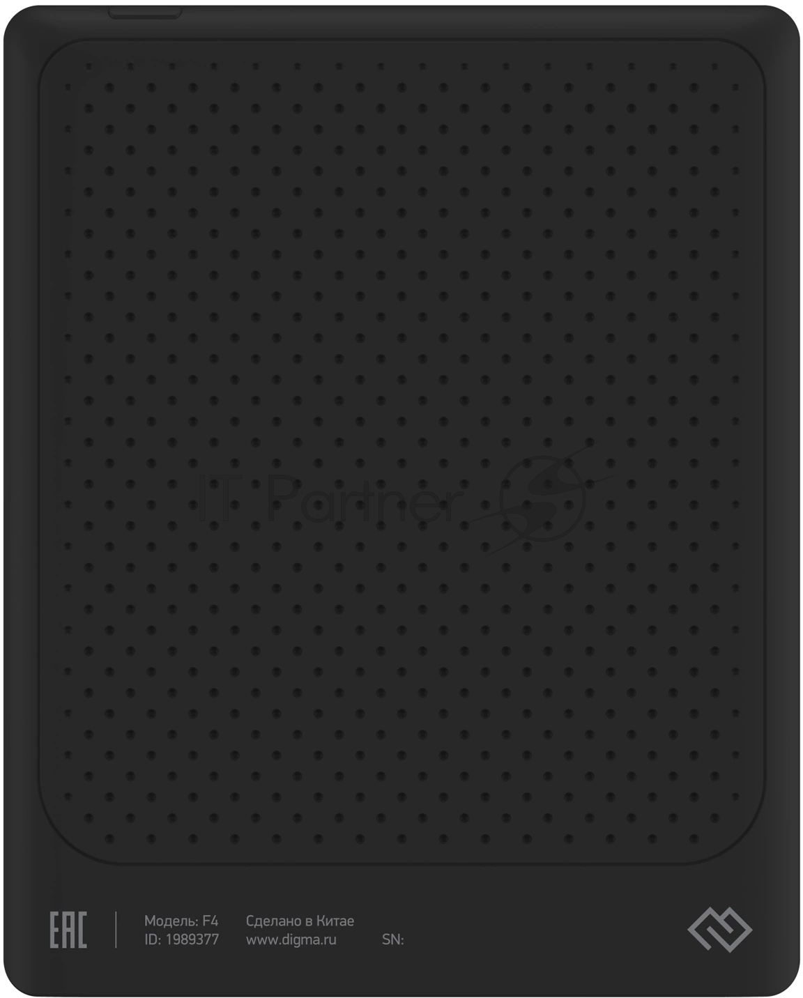 Электронная книга Digma F4 5.83" E-ink HD Carta 680x920 Touch Screen 1.2Ghz 1Gb/8Gb/SD/microSDHC/подсветка дисплея черный