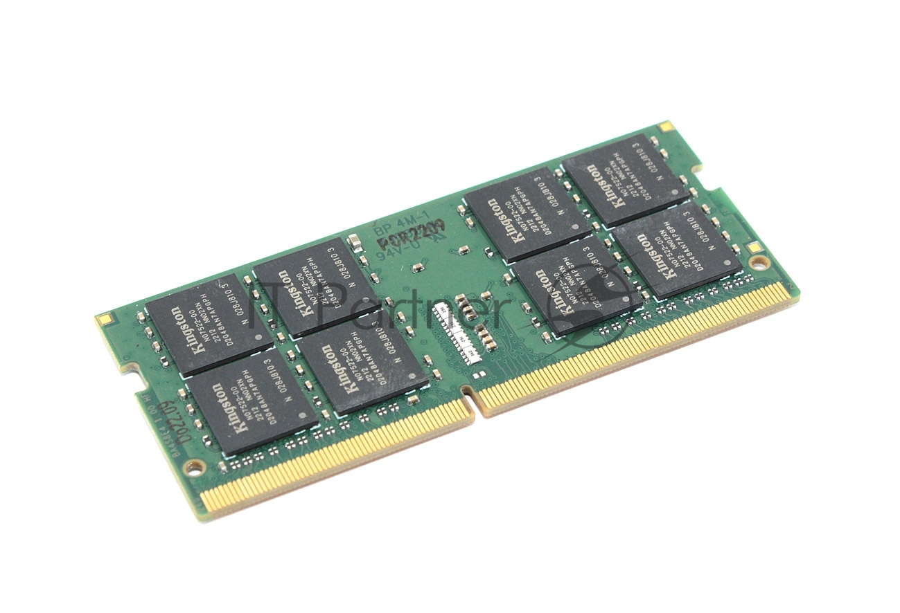Оперативная память Kingston, DDR4, 32GB (1x32 GB), 3200 MHz, CL22, SO-DIMM