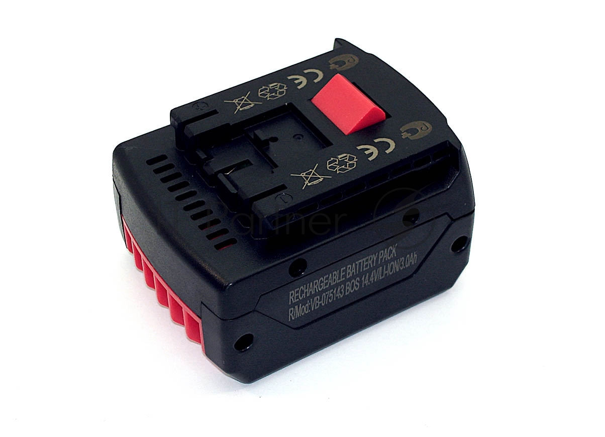 Аккумулятор для Bosch (p/n: 2607336078, 2607336150, BAT607, BAT614), 1,3Ah 14.4V Li-ion
