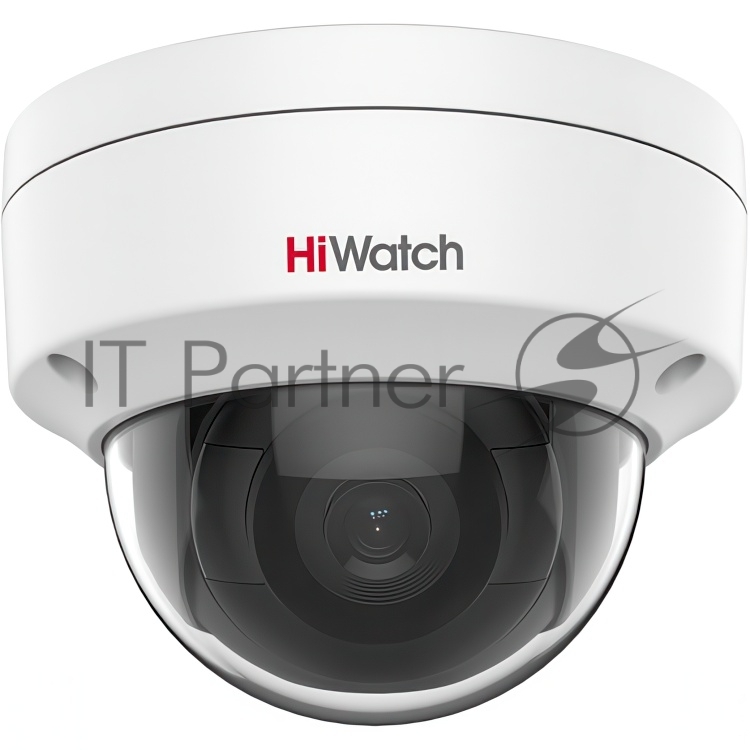 Камера видеонаблюдения IP HiWatch DS-I402(D)(4MM), 2560x1440, 4мм, ИК 30м, 4Мп, 1/3" CMOS, уличная, купольная, белый