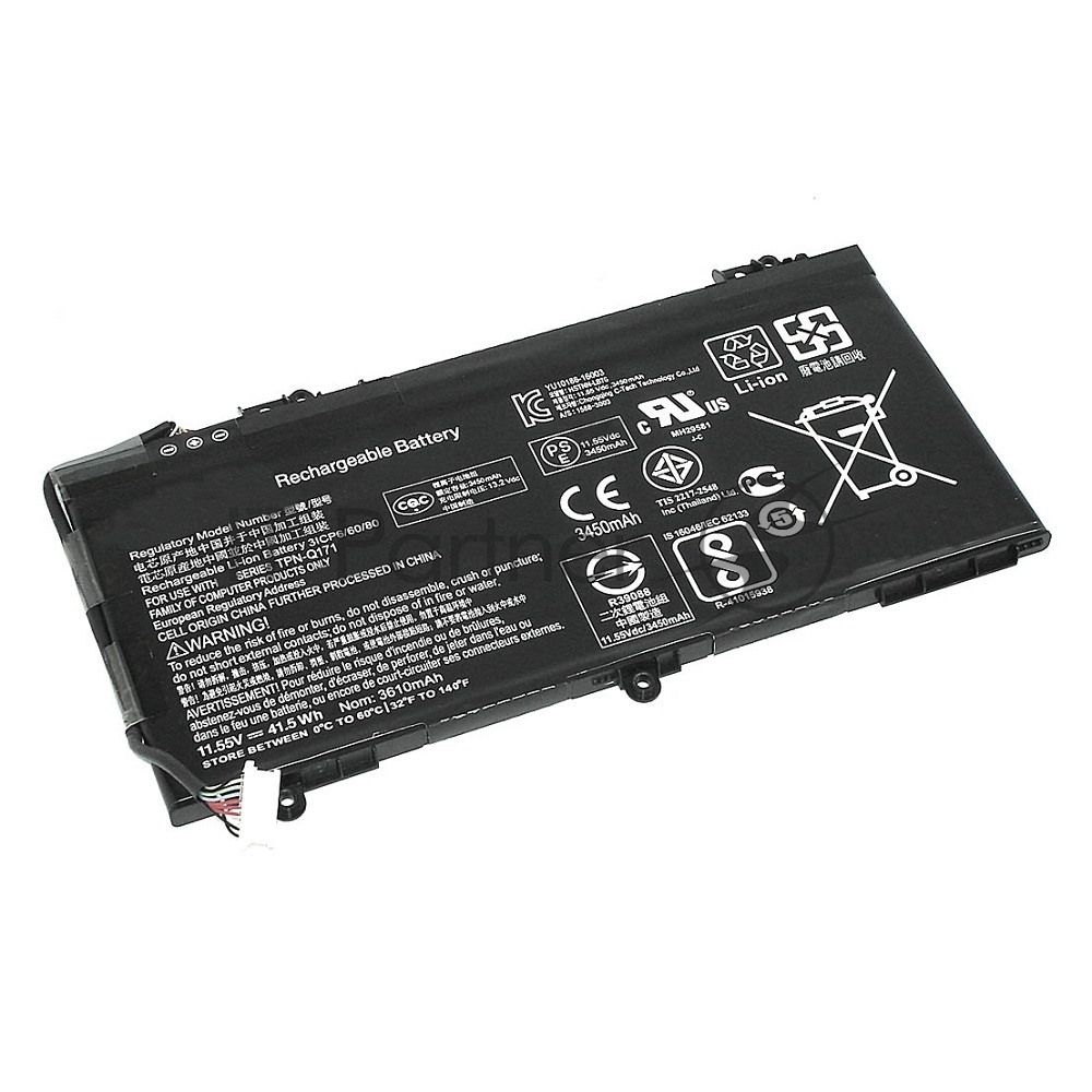 Аккумуляторная батарея для ноутбука HP 14-AL 11.55V 3600mAh