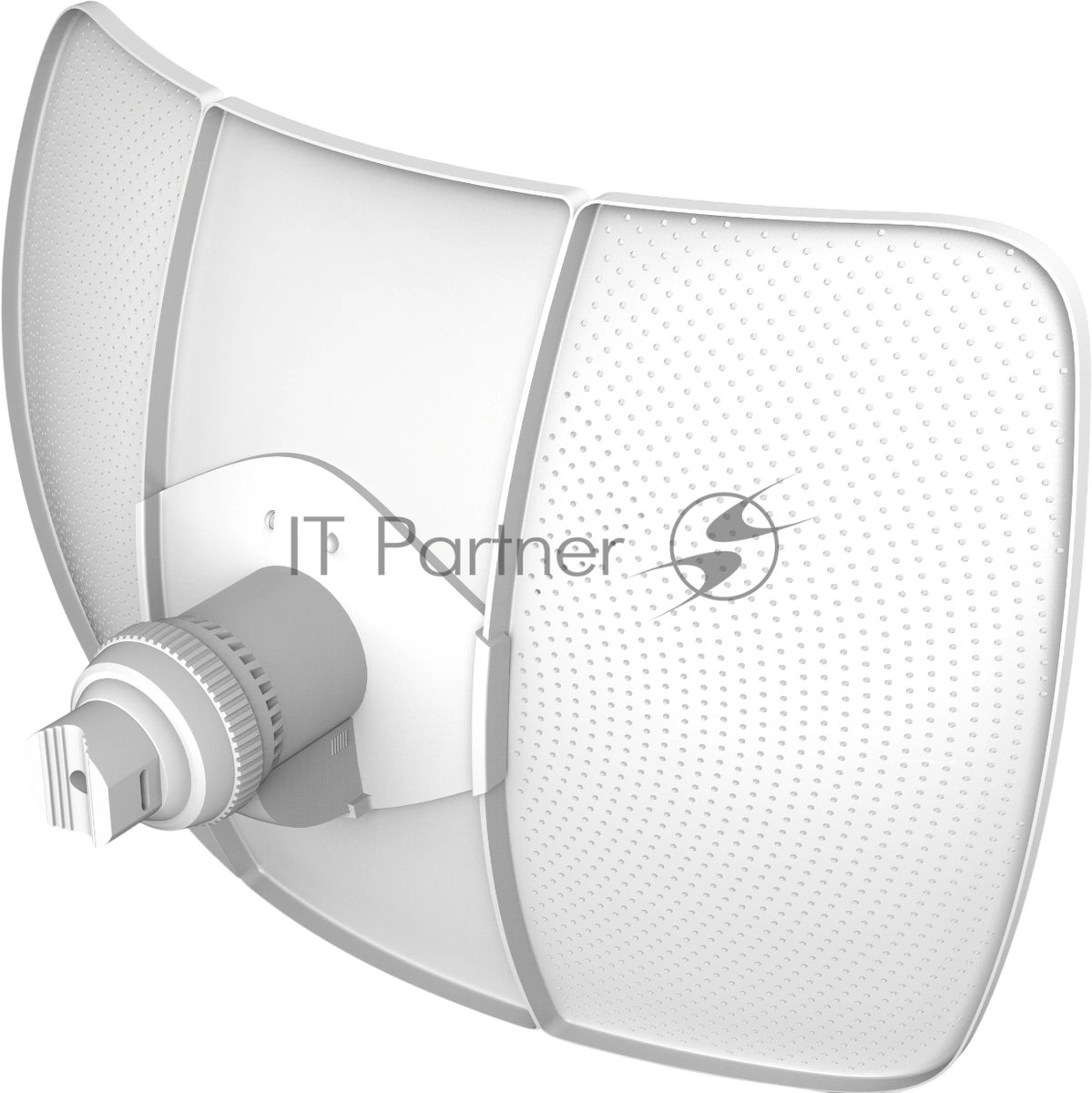 Наружный радиомост IP-COM iLBE-M5 большой дальности действия, 5 ГГц, до 433 Мбит/с, IP64, 1х23dbi, 1х100 Мбит/с, PoE