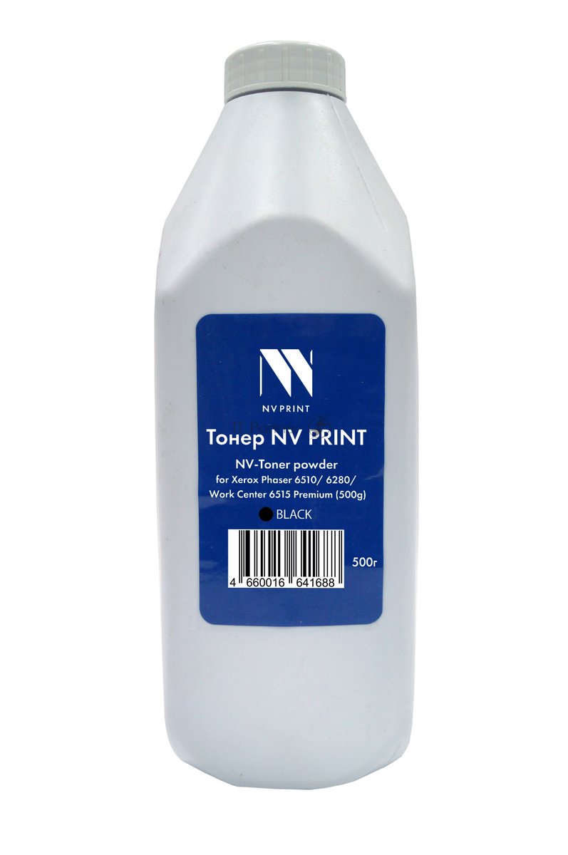 Тонер + девелопер NVPrint для Xerox Phaser 6510, 6280, WorkCenter 6515 Premium (500г) черный