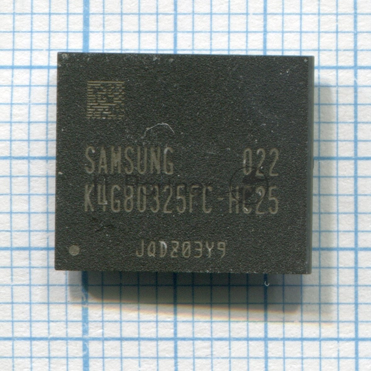 Видеопамять GDDR5 1Gb Samsung K4G80325FC-HC25