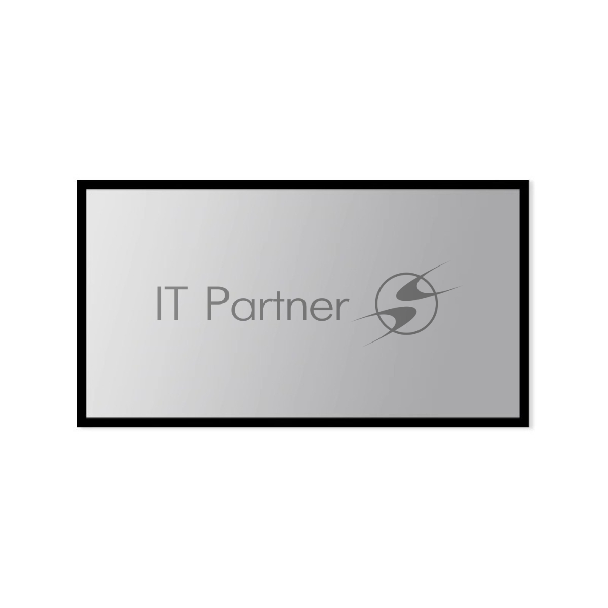 Экран для проектора S'OK SCFRV-332x186G 150" 16:9 на бархатной раме, High Contrast Gray, черная рама